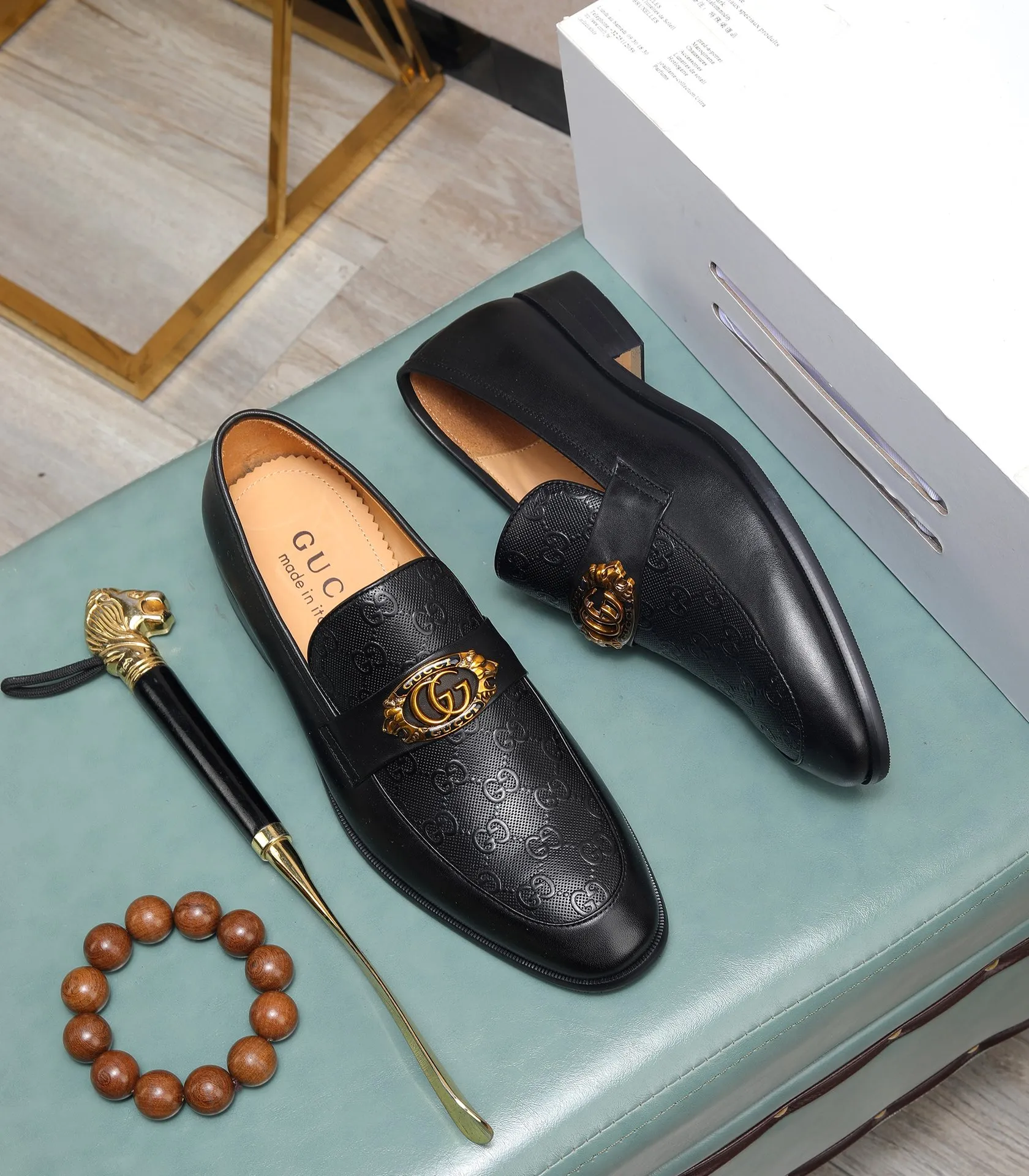 Men's shoes💰540📛📛Original (water-dyed cowhide) Gucci GUCCI official website formal shoes🌀 Italian🇮🇹imported cowhide➕top imported water-dyed cowhide lining💋Finely handmade original bottom, the real thing looks better when photographed in person Standard size 38-44